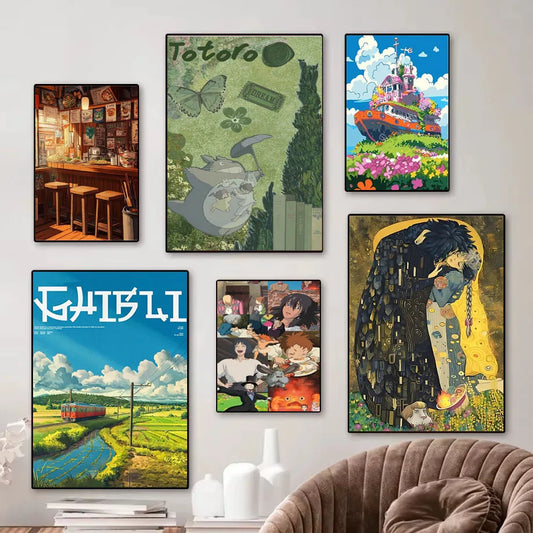 Hayao Miyazaki Canvas Poster