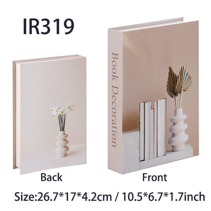 Luxury Fake Book Storage Box