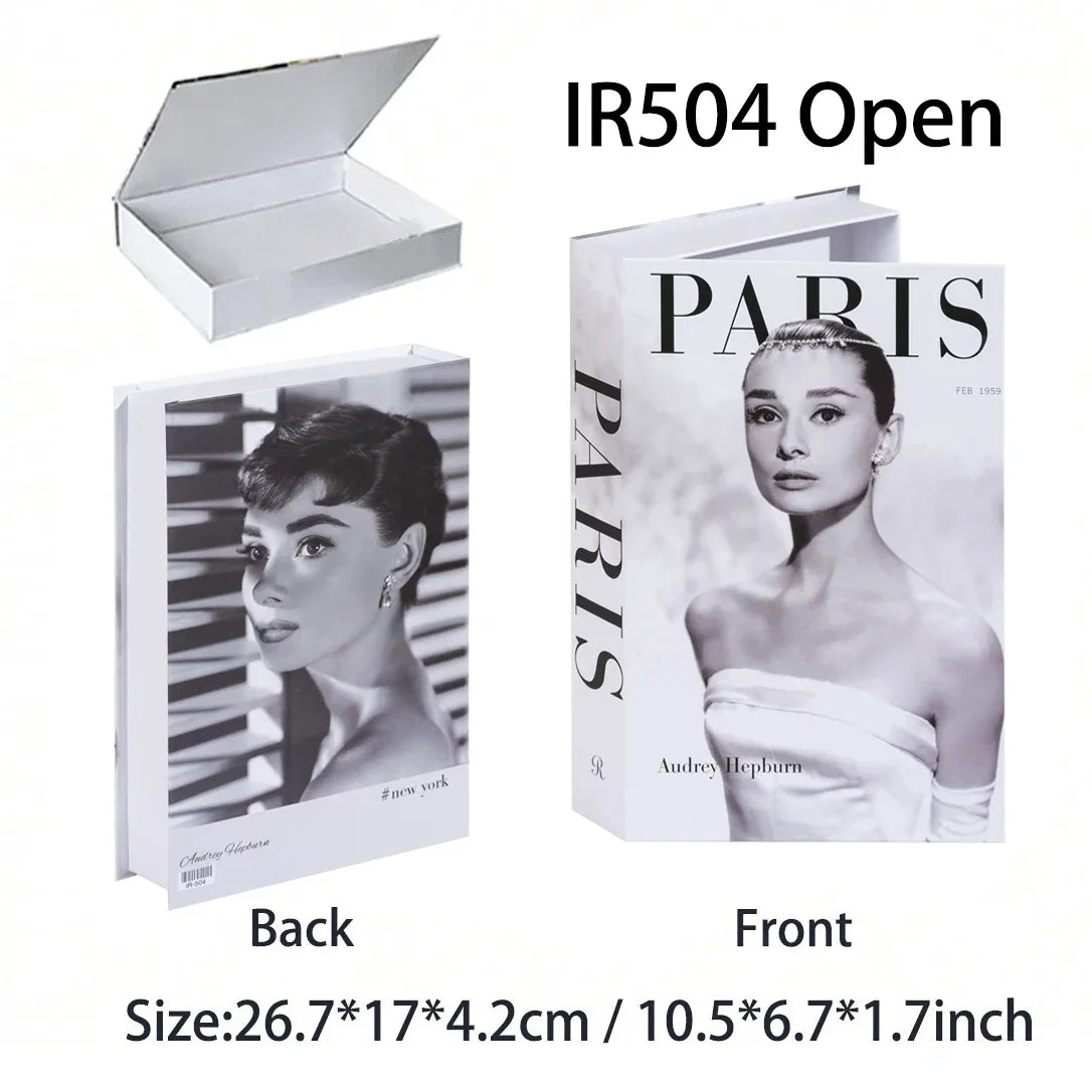 Luxury Fake Book Storage Box