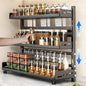 3-Tier Adjustable Spice Storage Rack
