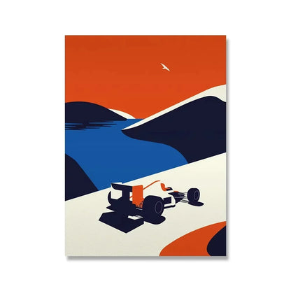 Classic 911 Car Canvas Poster