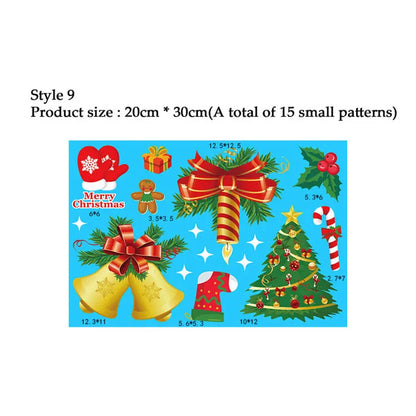 Snowflake Window Stickers 38pcs Christmas Decor