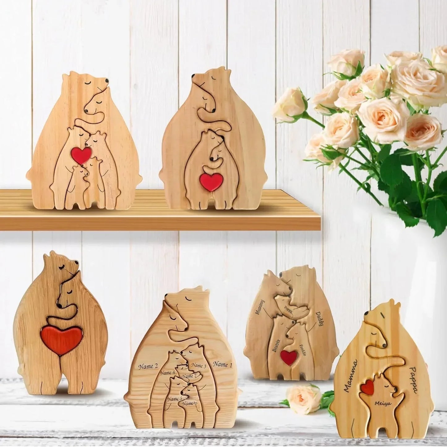 Personalized Wooden Family Puzzle