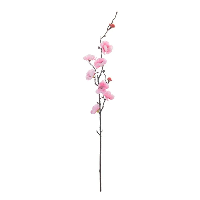 Artificial Plum and Peach Blossom Silk Flowers
