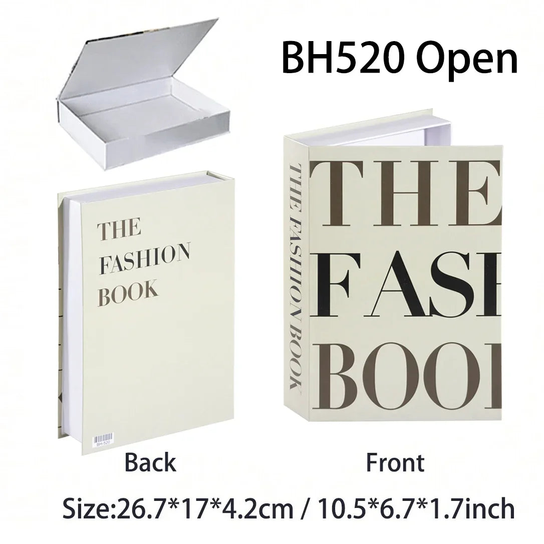 Luxury Fake Book Storage Box