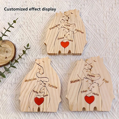 Personalized Wooden Family Puzzle