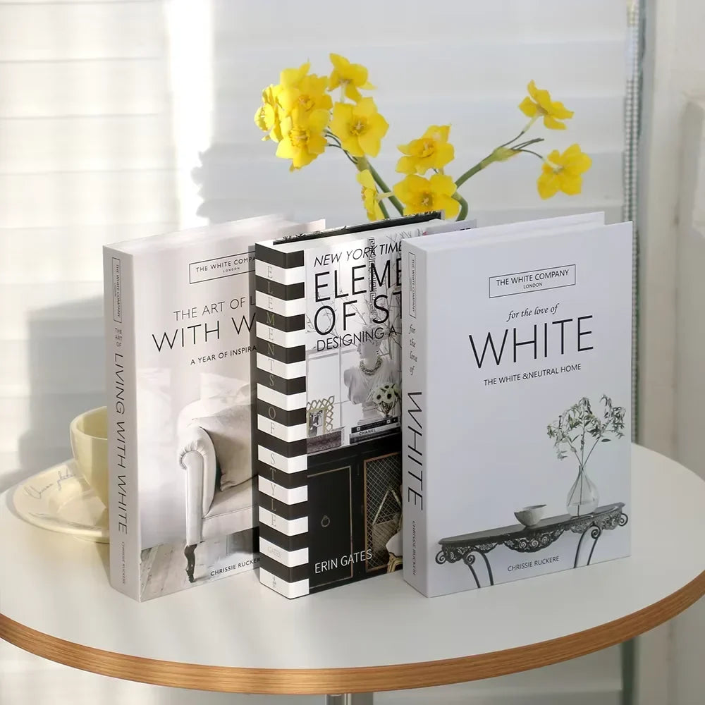 Luxury Fake Book Storage Box
