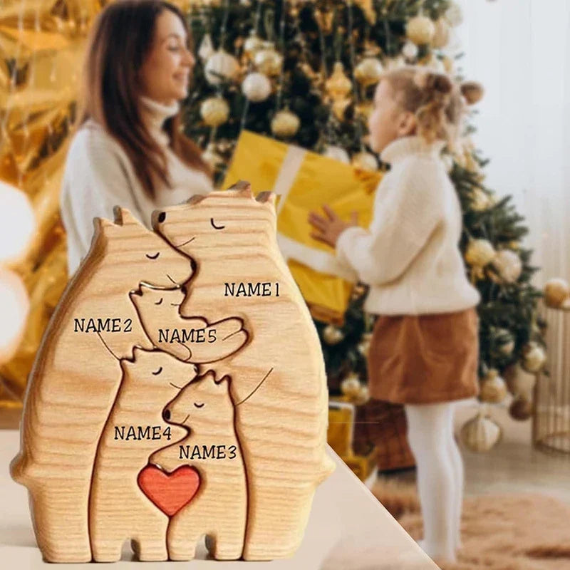 Personalized Wooden Family Puzzle