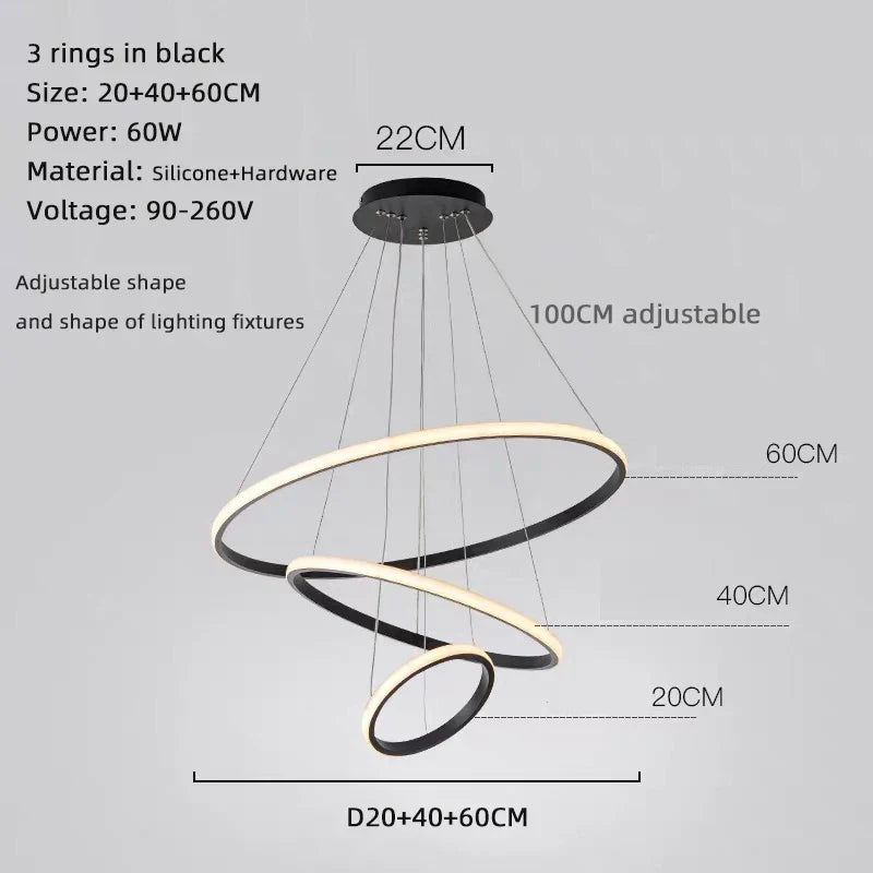 Modern Nordic LED Pendant Light for Dining Room