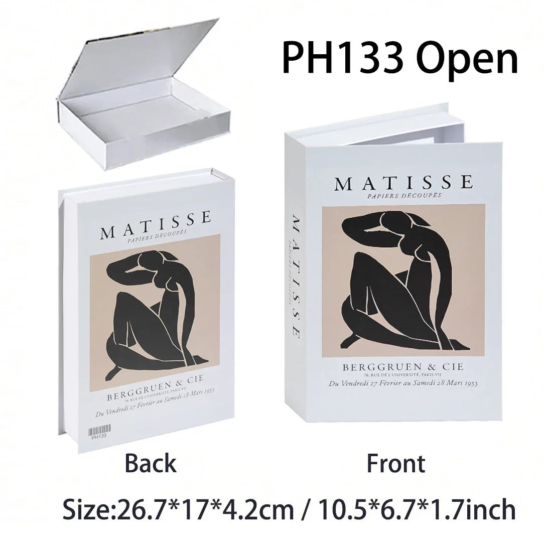 Luxury Fake Book Storage Box