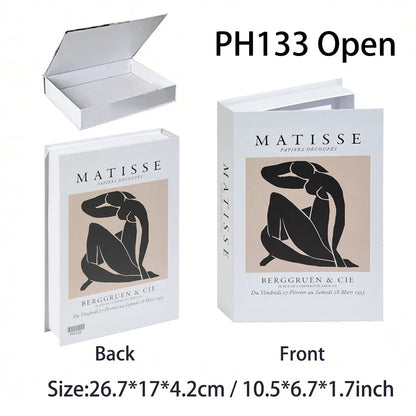 Luxury Fake Book Storage Box