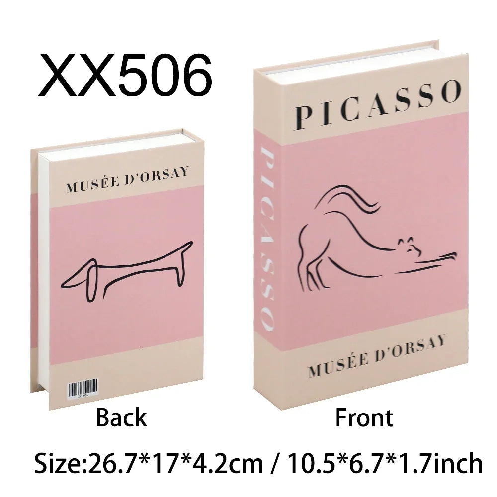 Luxury Fake Book Storage Box