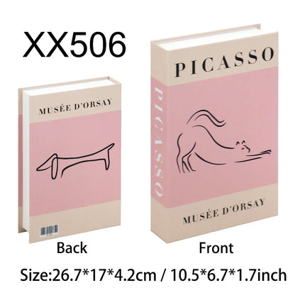 Luxury Fake Book Storage Box