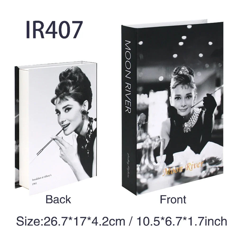 Luxury Fake Book Storage Box