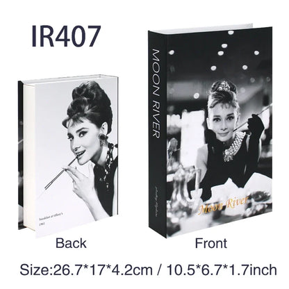 Luxury Fake Book Storage Box