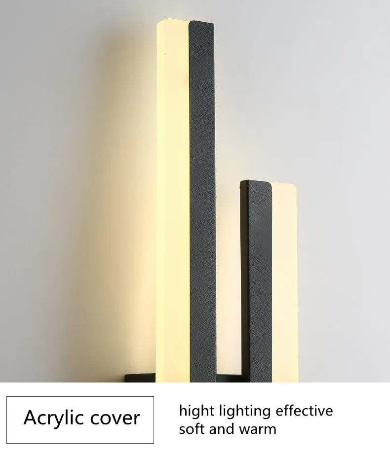 LED Copper Pipe Wall Lamp