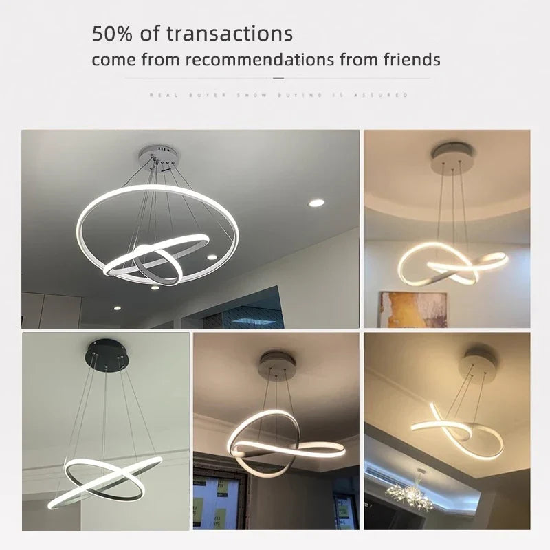 Modern Nordic LED Pendant Light for Dining Room