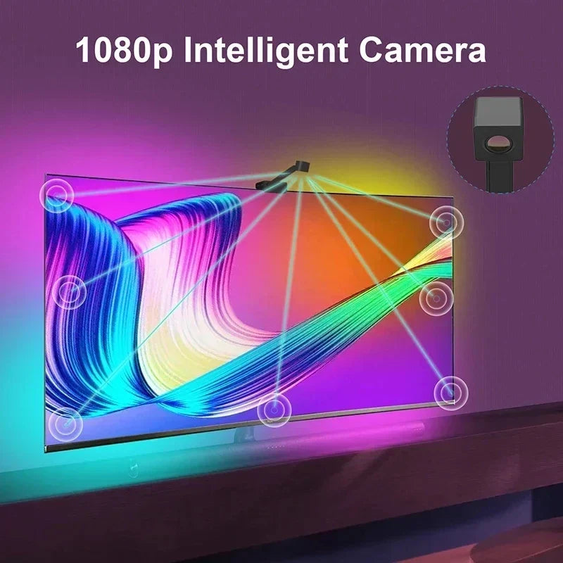 LED TV Backlight Strip RGBIC USB Smart Ambilight