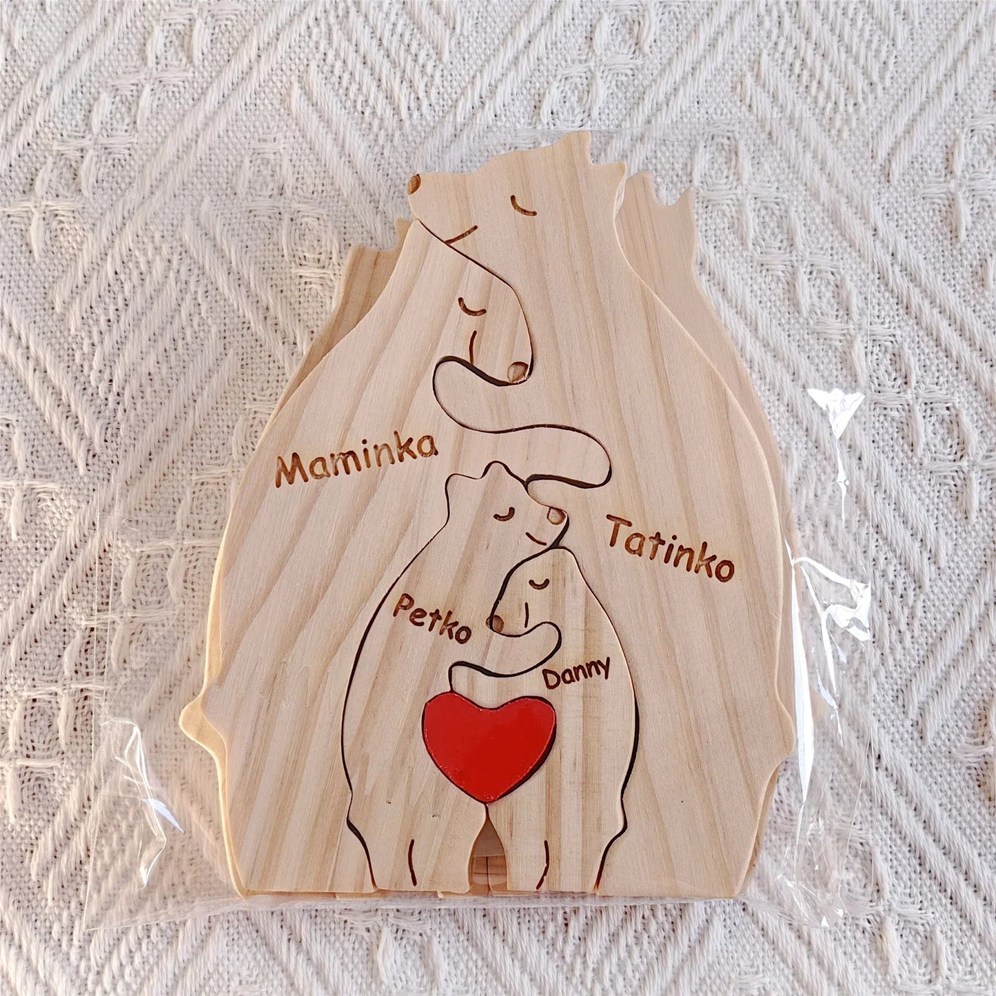 Personalized Wooden Family Puzzle