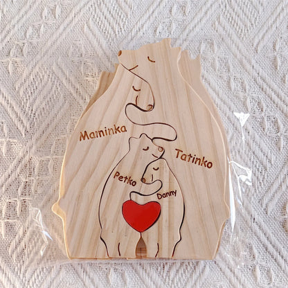 Personalized Wooden Family Puzzle