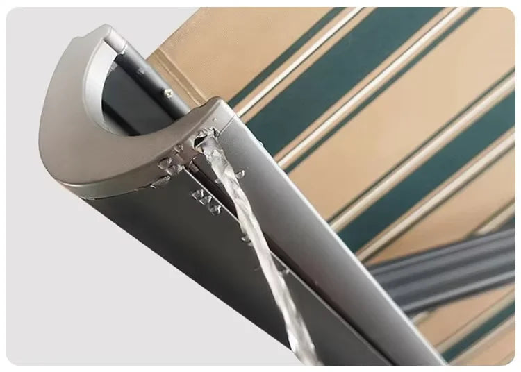 Electric Retractable Patio Awning with LED