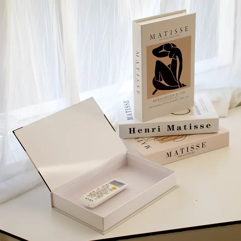 Luxury Fake Book Storage Box