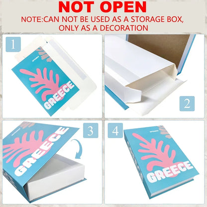 Luxury Fake Book Storage Box