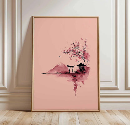 Japanese Animal Canvas Wall Art