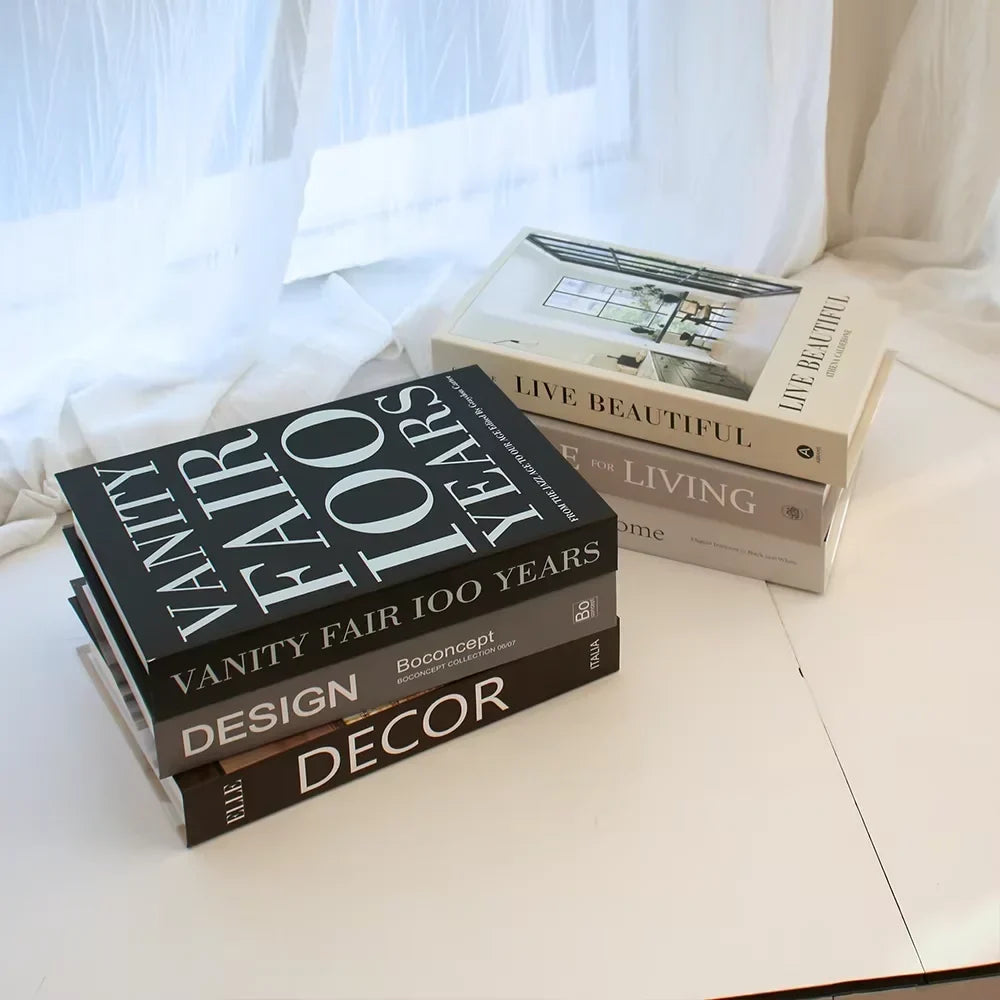 Luxury Fake Book Storage Box