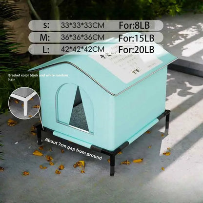 Waterproof Outdoor Pet House Foldable Warm Bed
