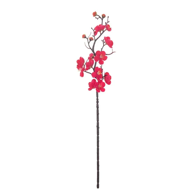 Artificial Plum and Peach Blossom Silk Flowers