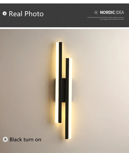 LED Copper Pipe Wall Lamp