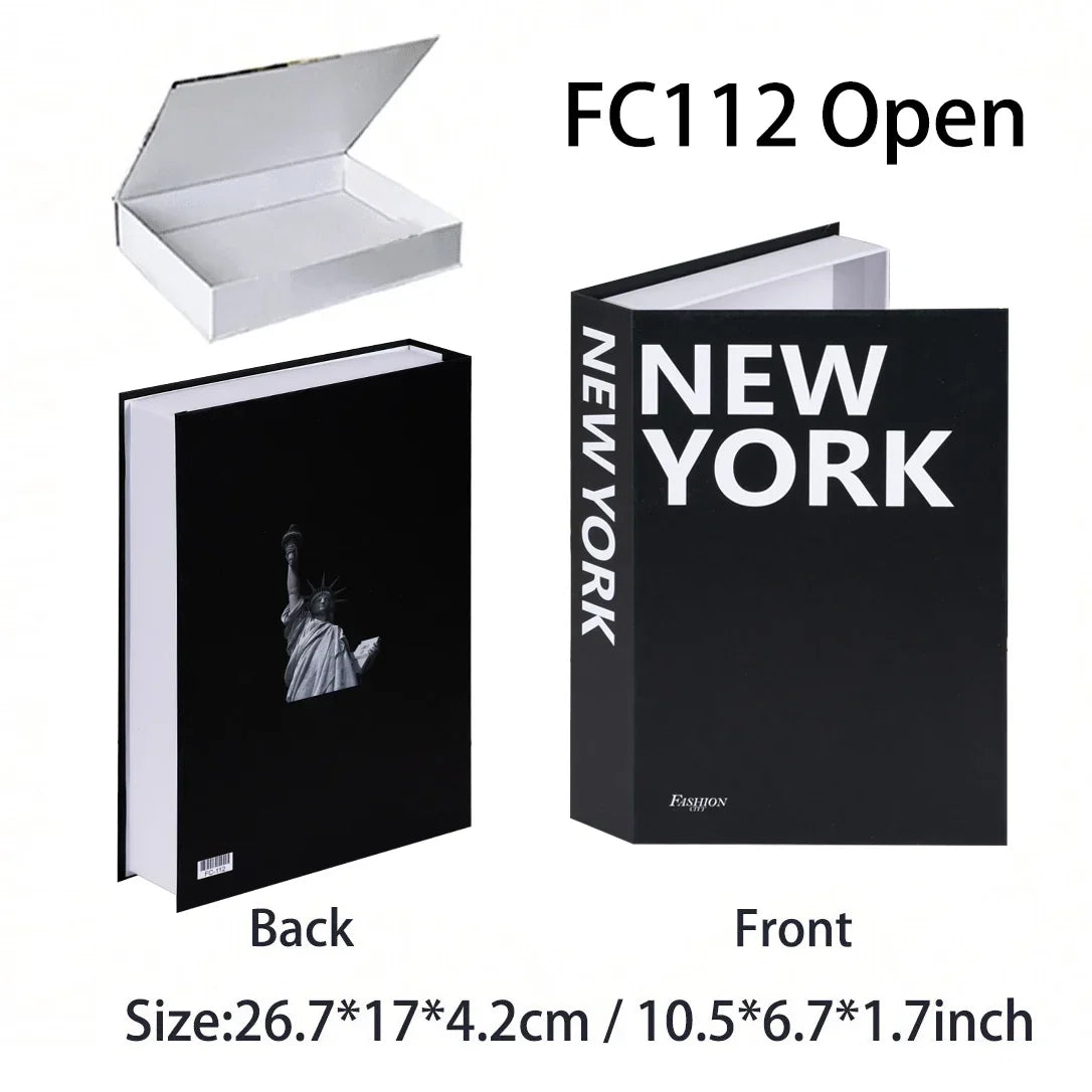 Luxury Fake Book Storage Box