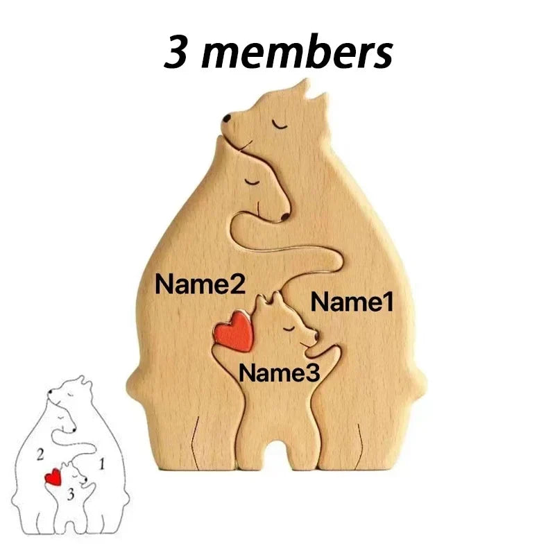 Personalized Wooden Family Puzzle