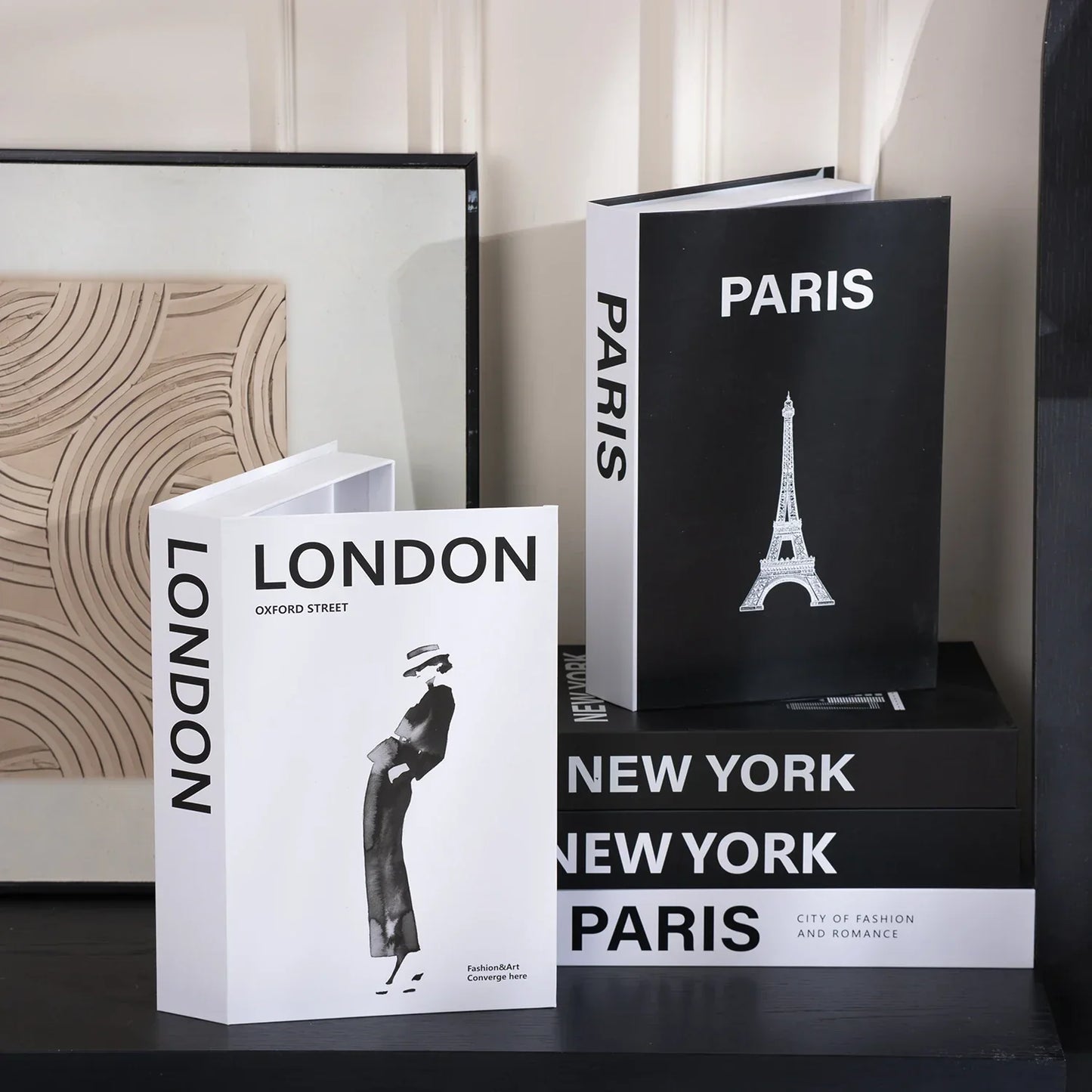 Luxury Fake Book Storage Box