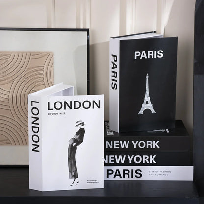 Luxury Fake Book Storage Box