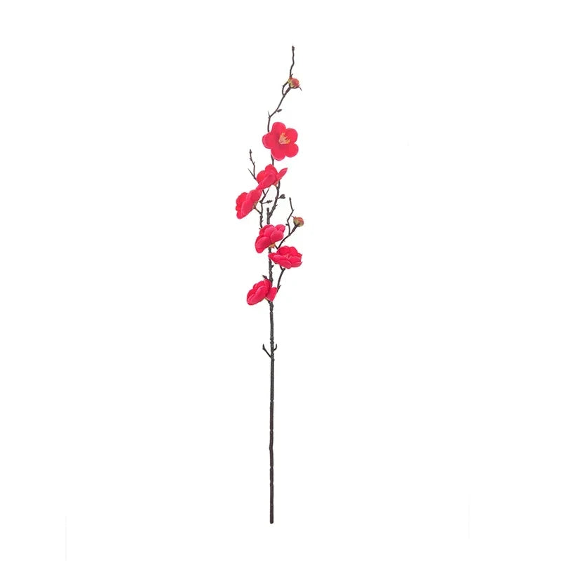 Artificial Plum and Peach Blossom Silk Flowers