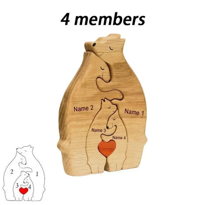 Personalized Wooden Family Puzzle