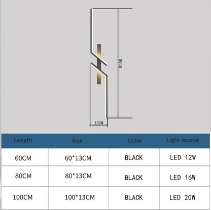 Modern LED Wall Lamp with Remote