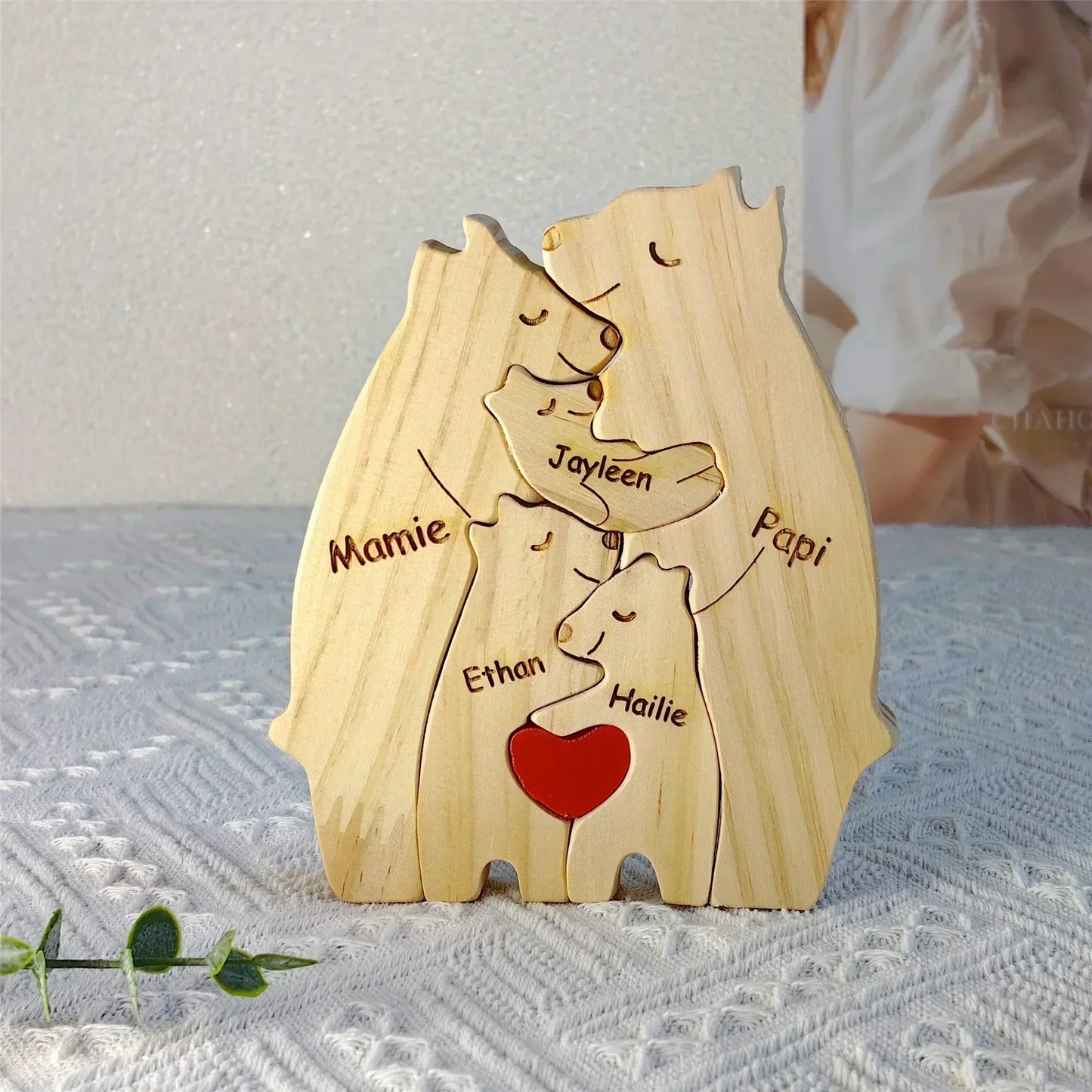 Personalized Wooden Family Puzzle