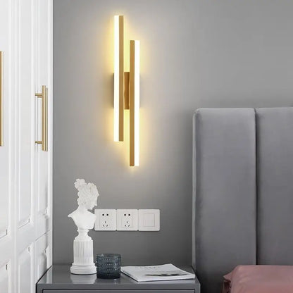 LED Copper Pipe Wall Lamp