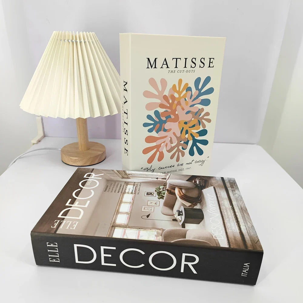 Luxury Fake Book Storage Box
