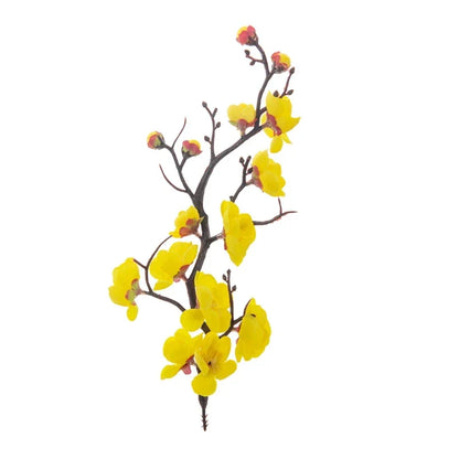 Artificial Plum and Peach Blossom Silk Flowers