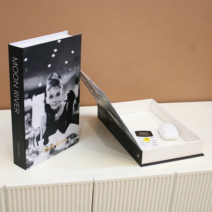 Luxury Fake Book Storage Box