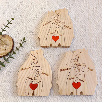 Personalized Wooden Family Puzzle