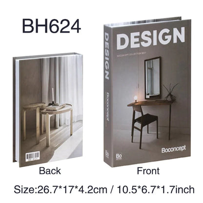 Luxury Fake Book Storage Box