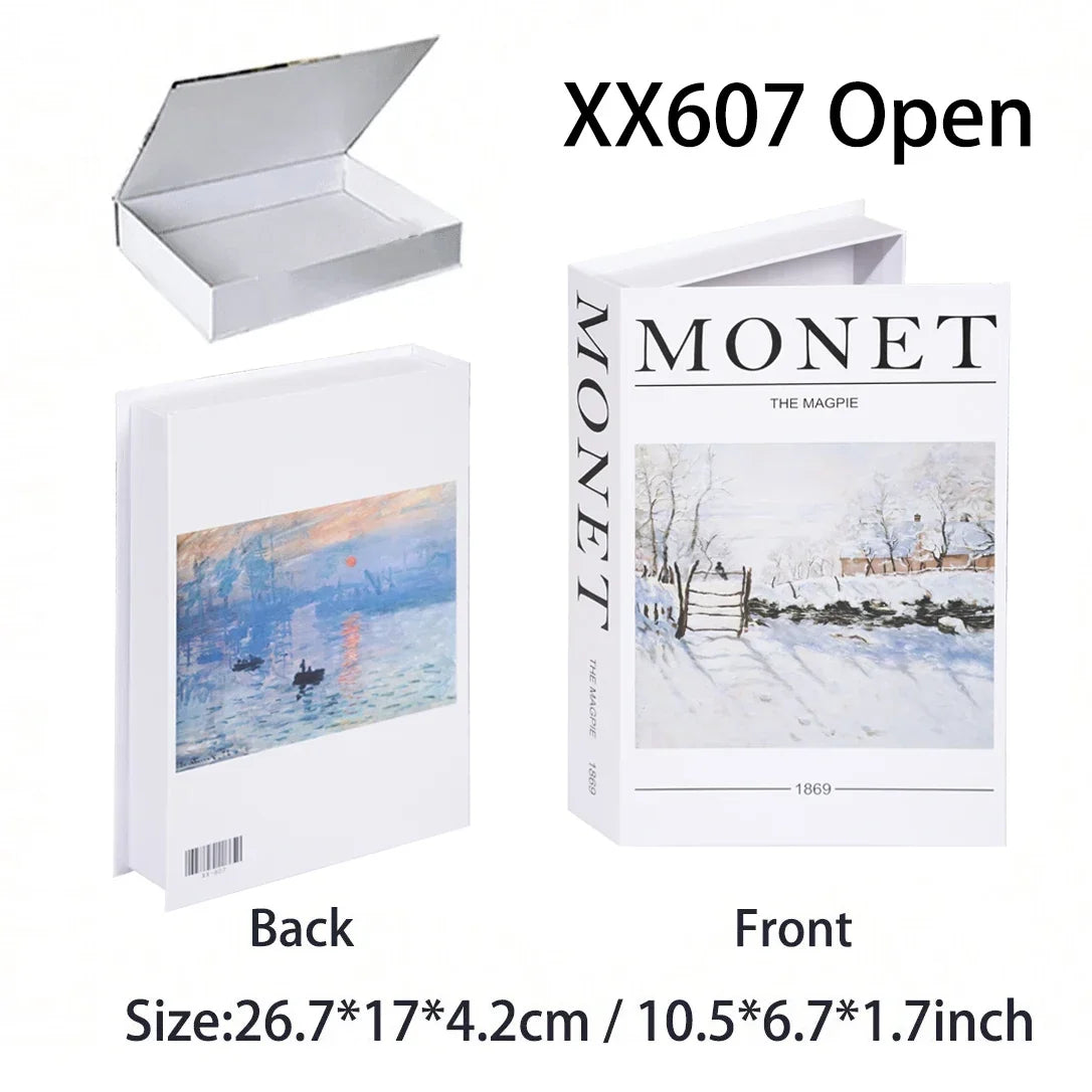Luxury Fake Book Storage Box