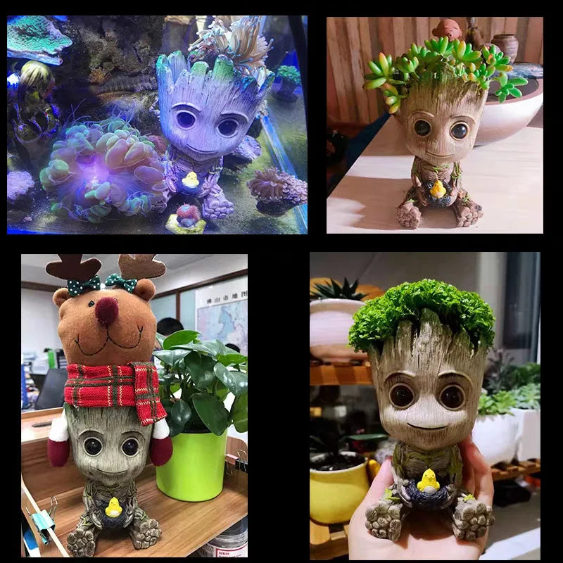 Mini Groot Figurine Decor