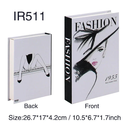 Luxury Fake Book Storage Box
