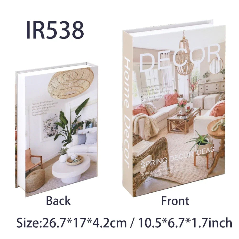Luxury Fake Book Storage Box